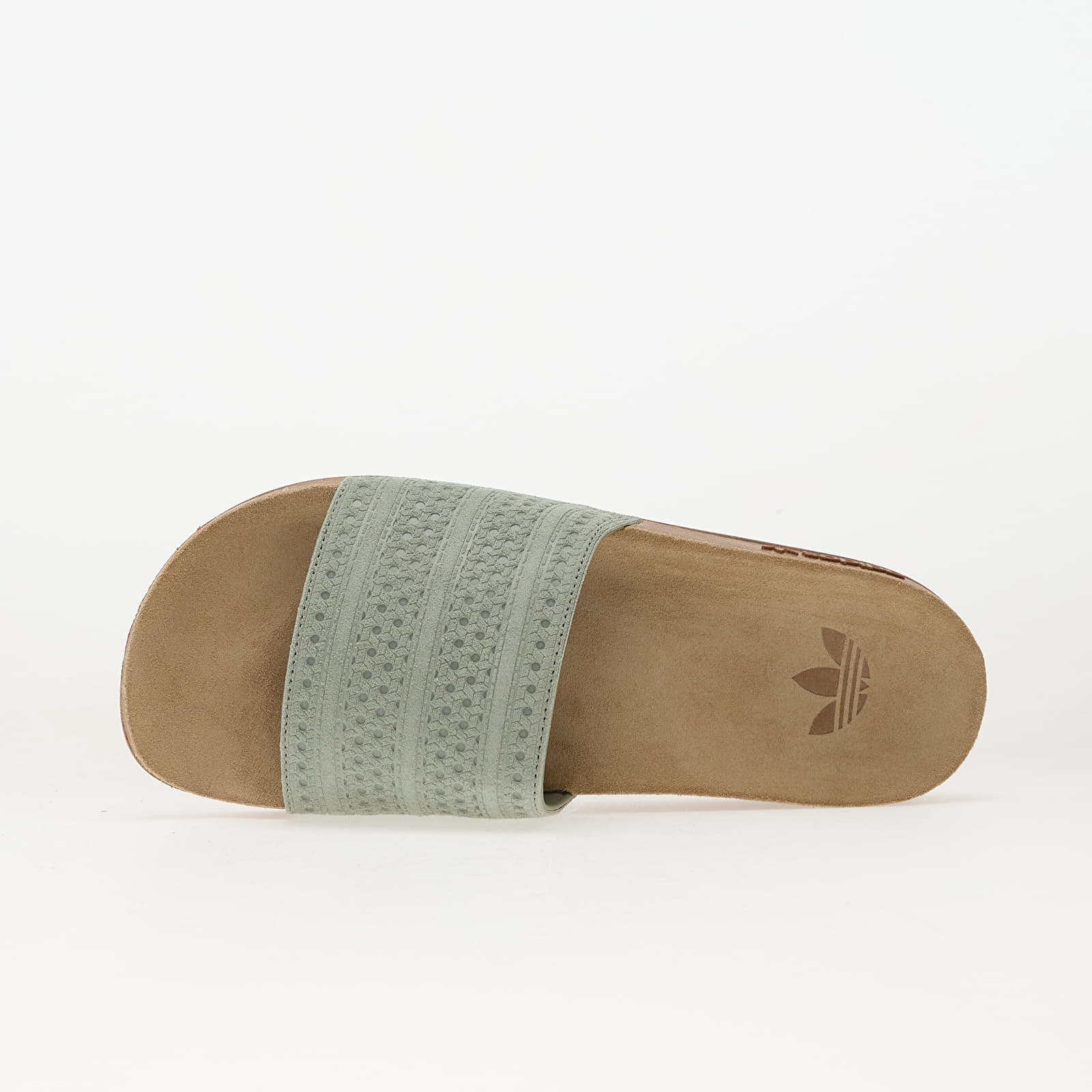 adidas Originals adidas Adilette Rs Silver Green/ Cardboard/ Gum5