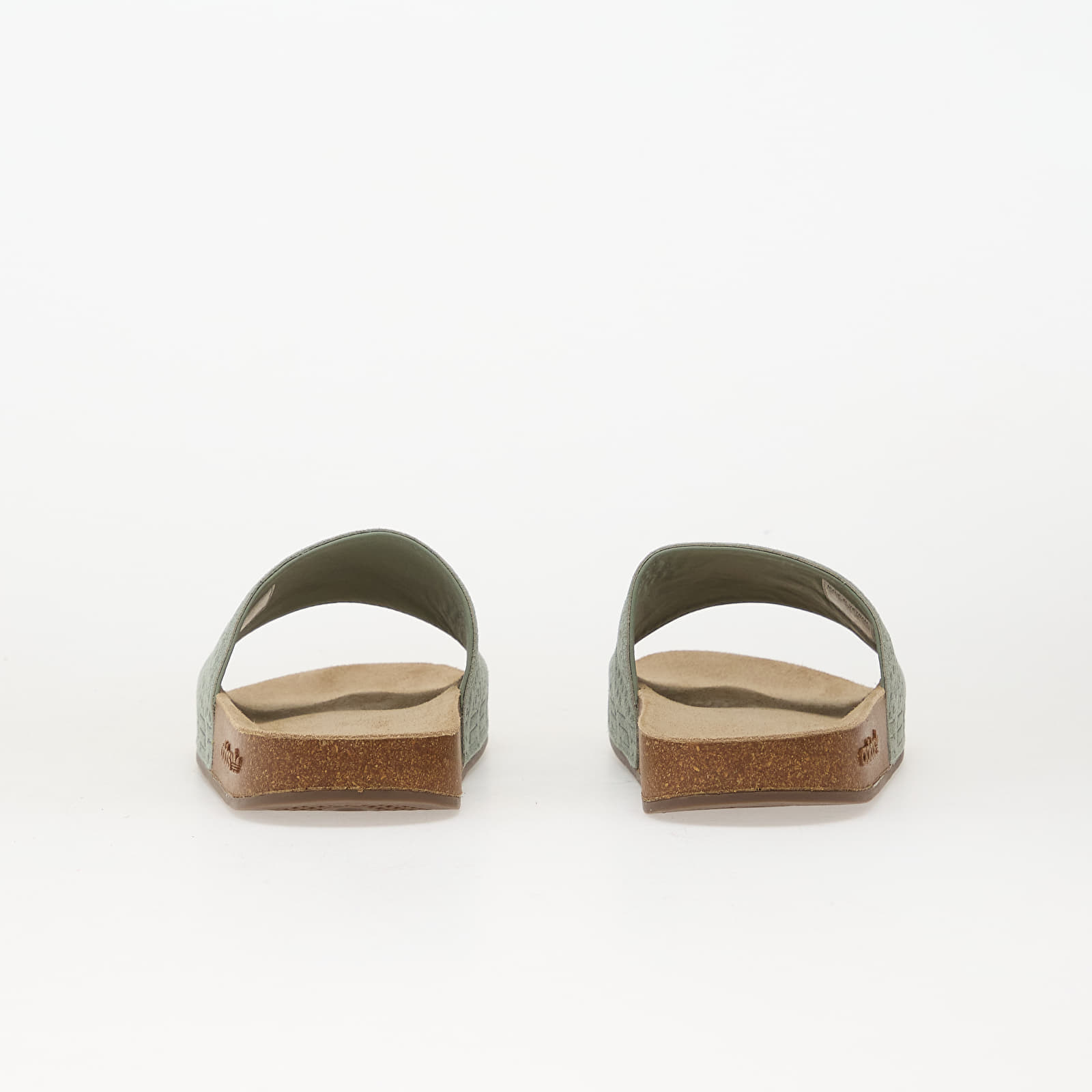 adidas Originals adidas Adilette Rs Silver Green/ Cardboard/ Gum5