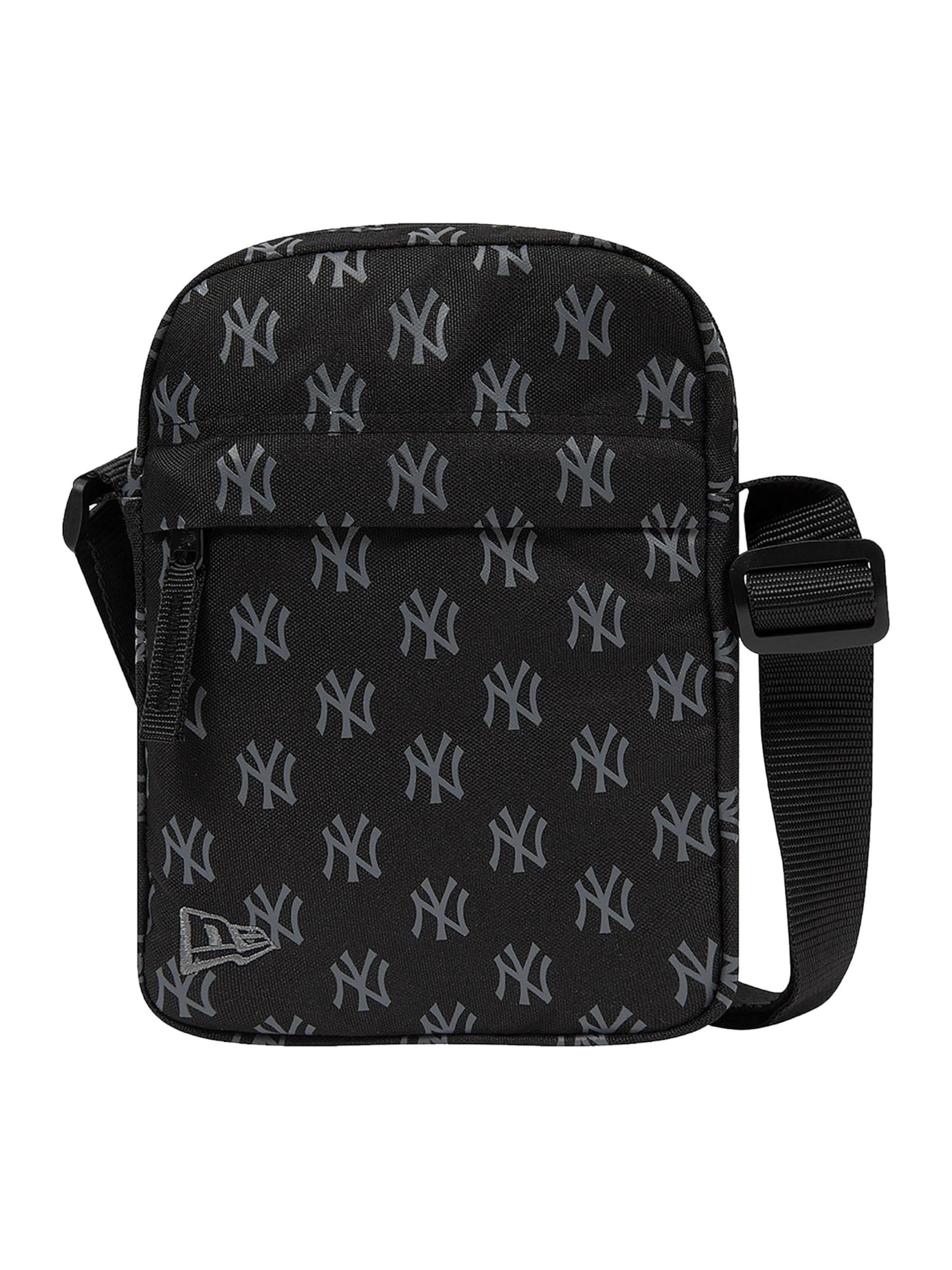 NEW ERA Torba za čez ramo svetlo siva / črna