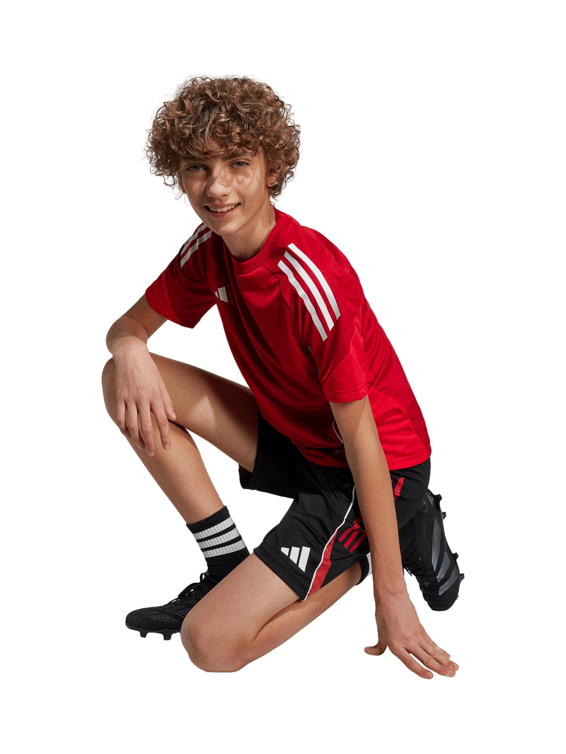 ADIDAS PERFORMANCE Športne hlače 'Tiro 25' rdeča / črna / bela