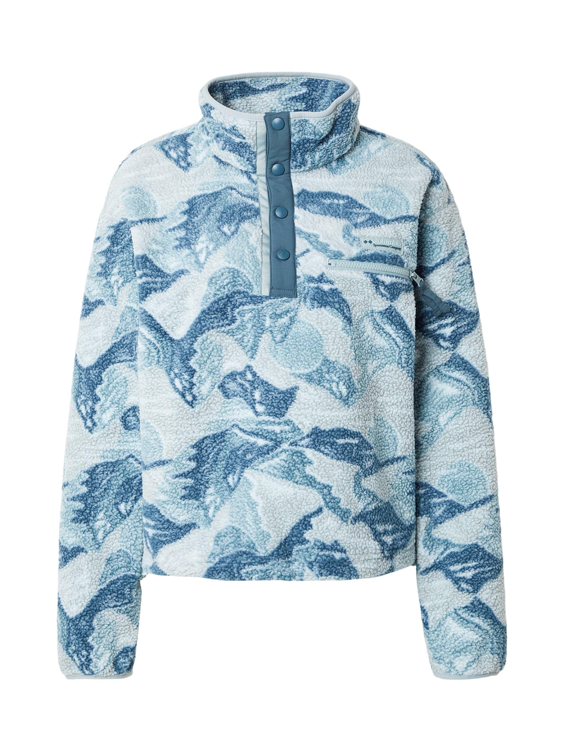 COLUMBIA Športen pulover 'Helvetia II' modra / voda / temno modra