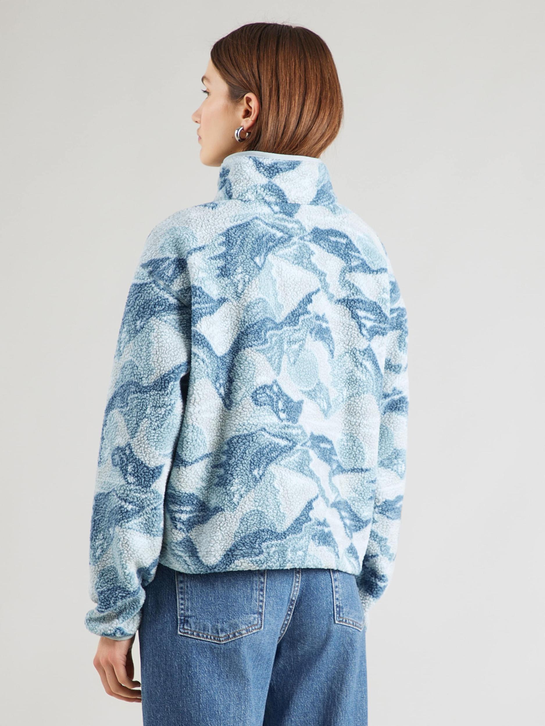 COLUMBIA Športen pulover 'Helvetia II' modra / voda / temno modra