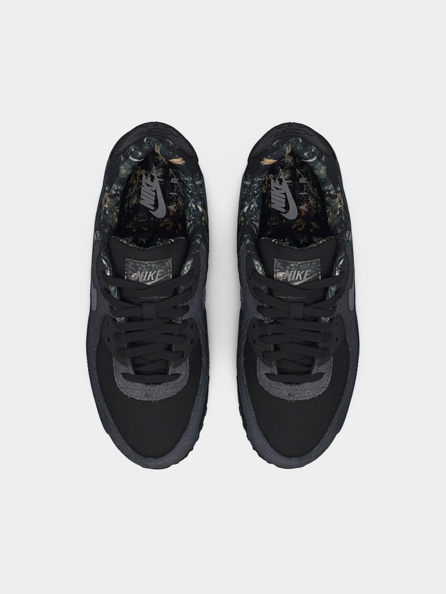 Nike Sportswear Nizke superge 'Air Max 90' dimno modra / bazaltno siva / črna