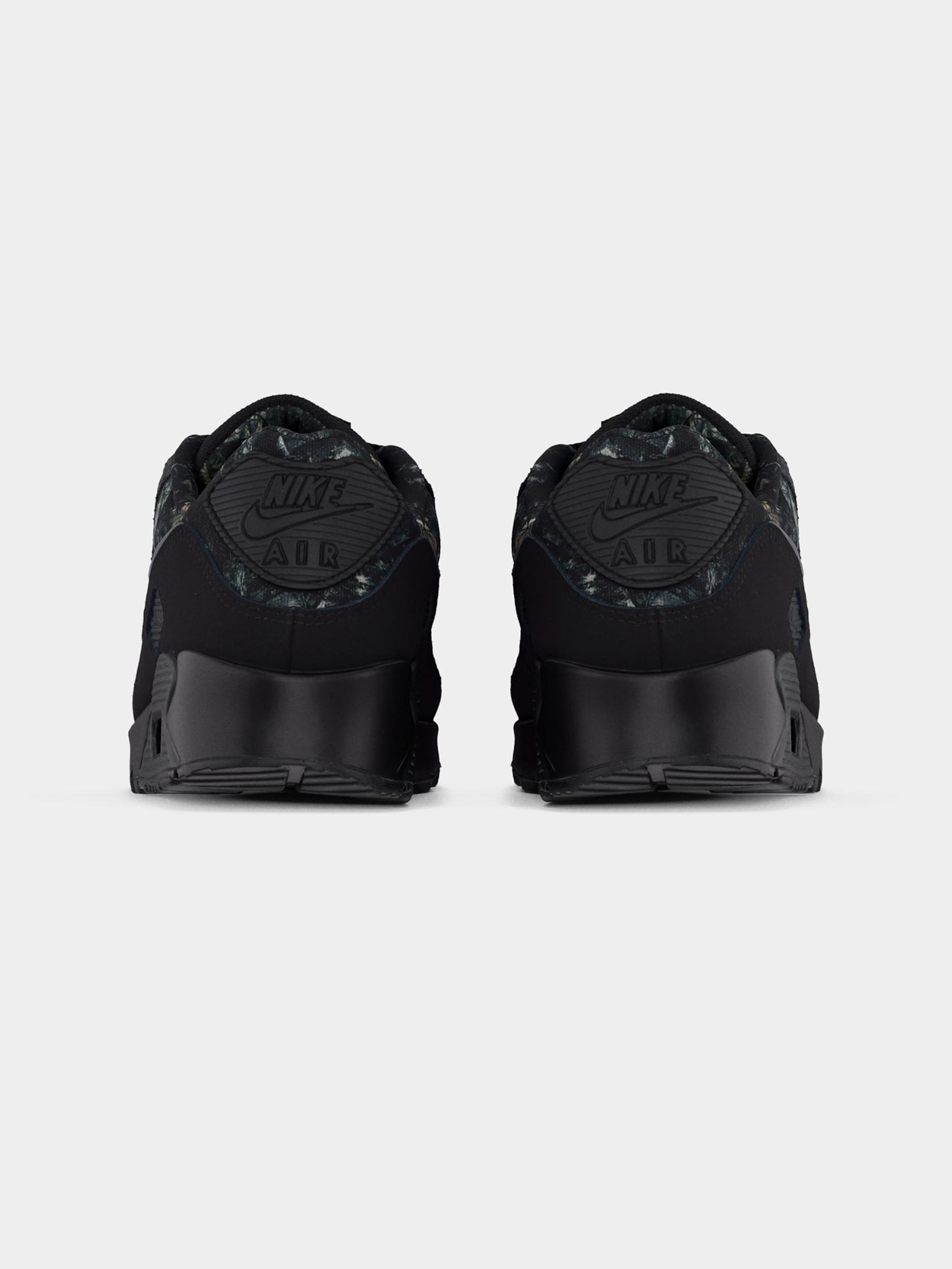 Nike Sportswear Nizke superge 'Air Max 90' dimno modra / bazaltno siva / črna