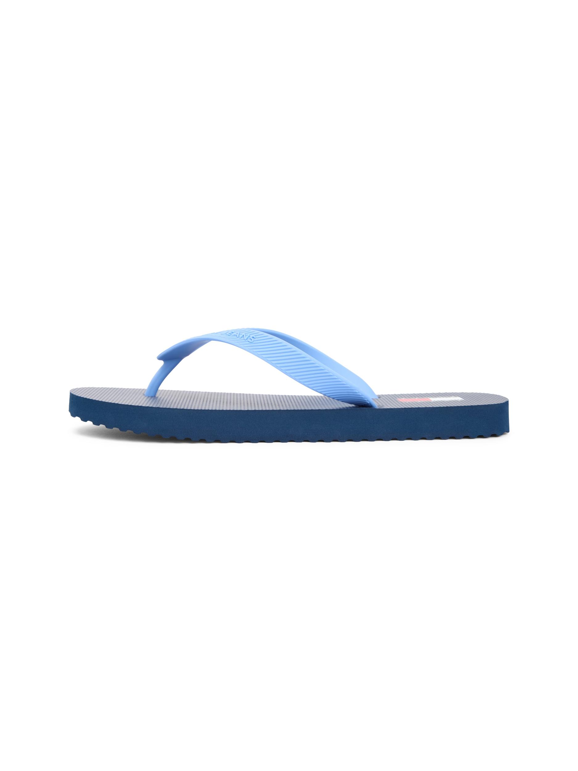 Tommy Jeans Japonke 'BEACH SANDAL' nebeško modra / temno modra / rdeča / črna / bela