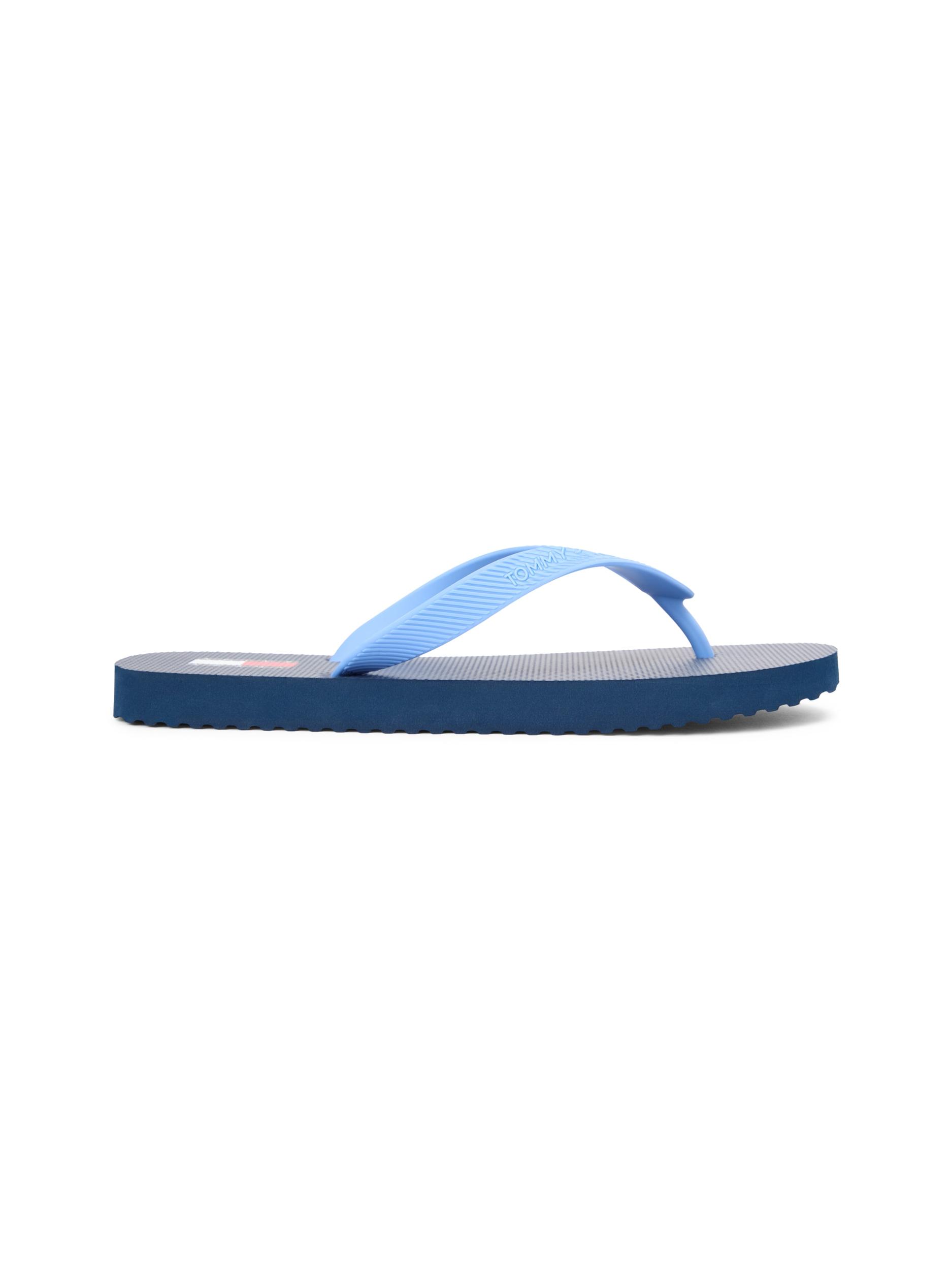Tommy Jeans Japonke 'BEACH SANDAL' nebeško modra / temno modra / rdeča / črna / bela