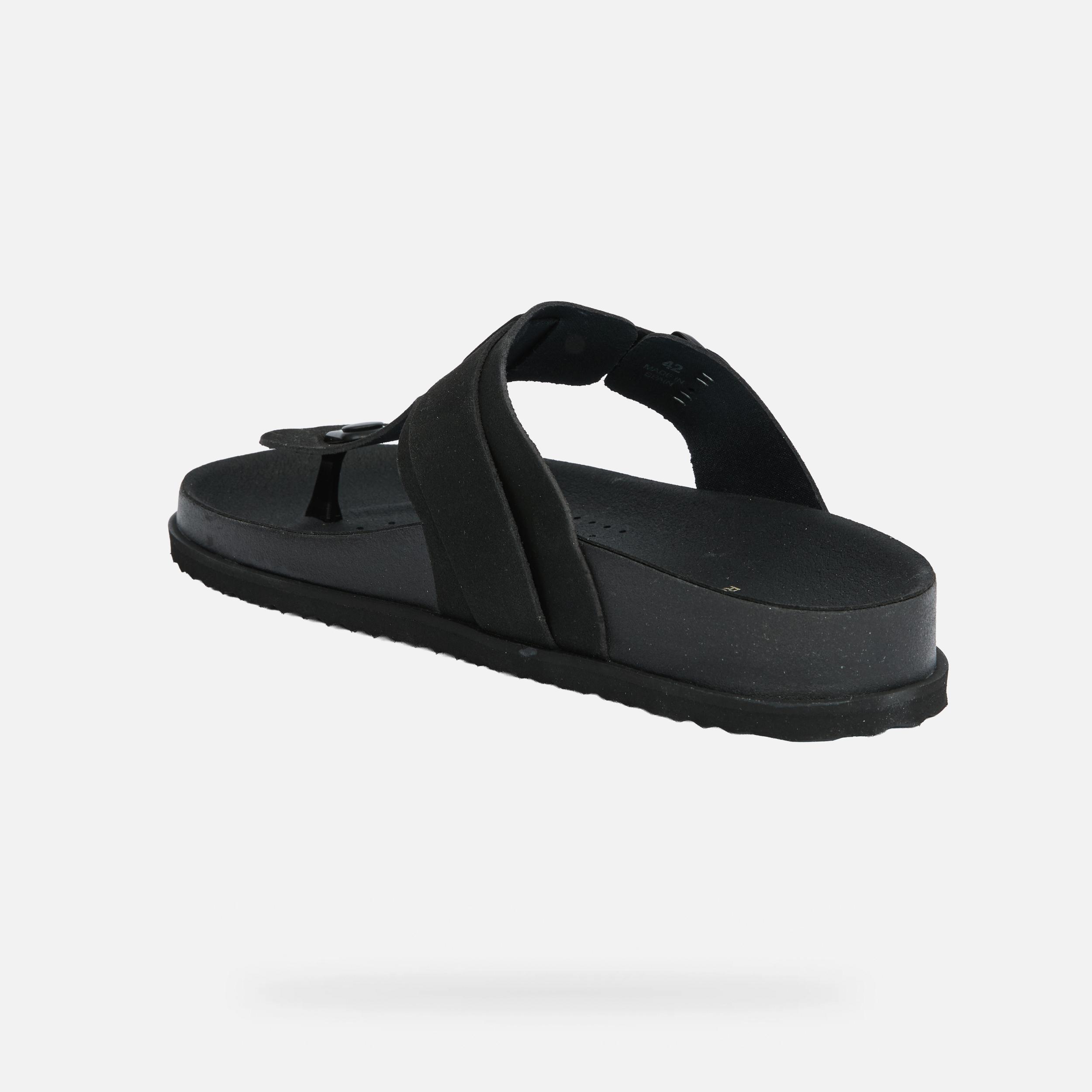 Moški copati Geox Parnaiba črne barve