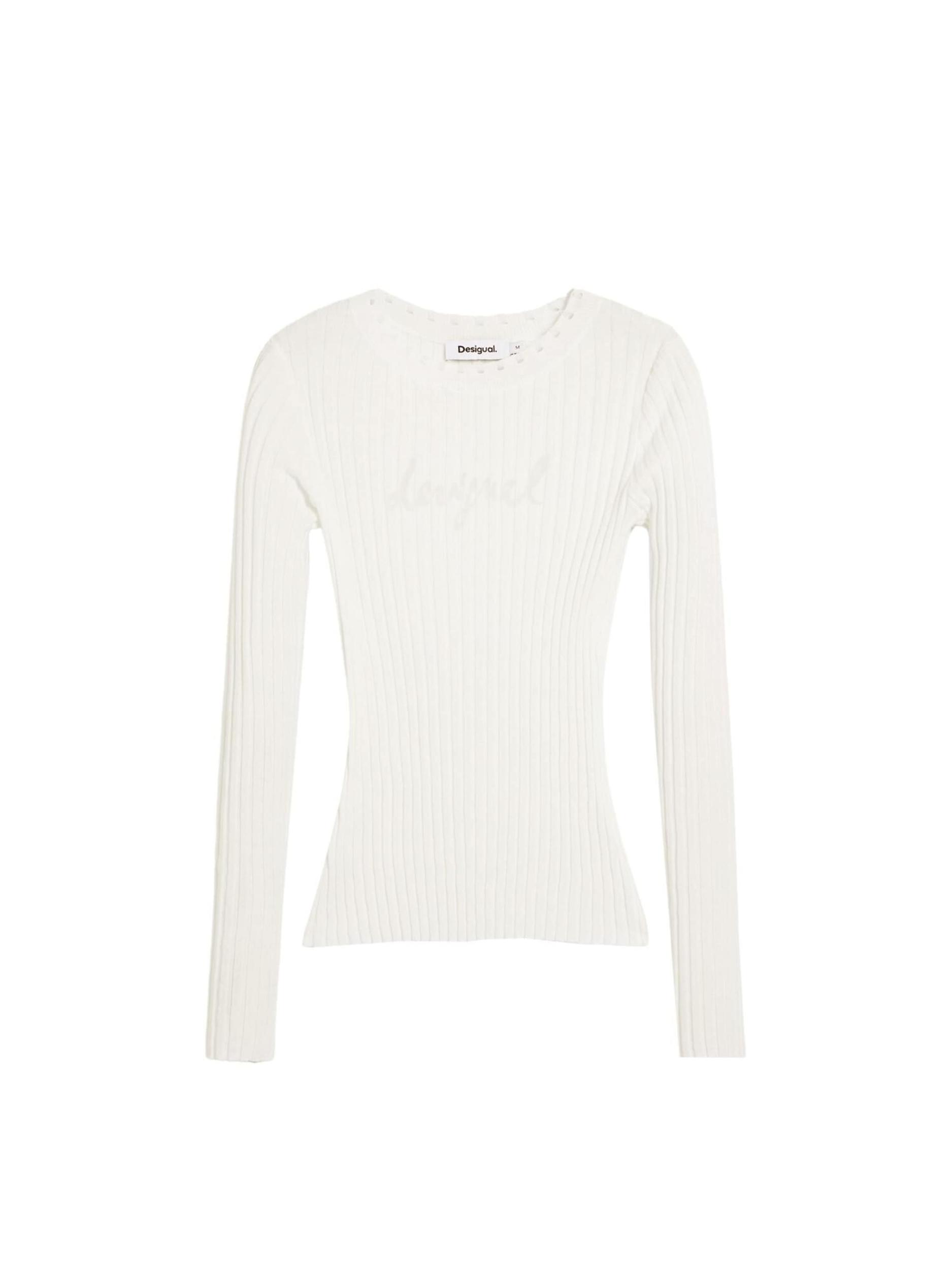 Desigual Majica mauve / bela