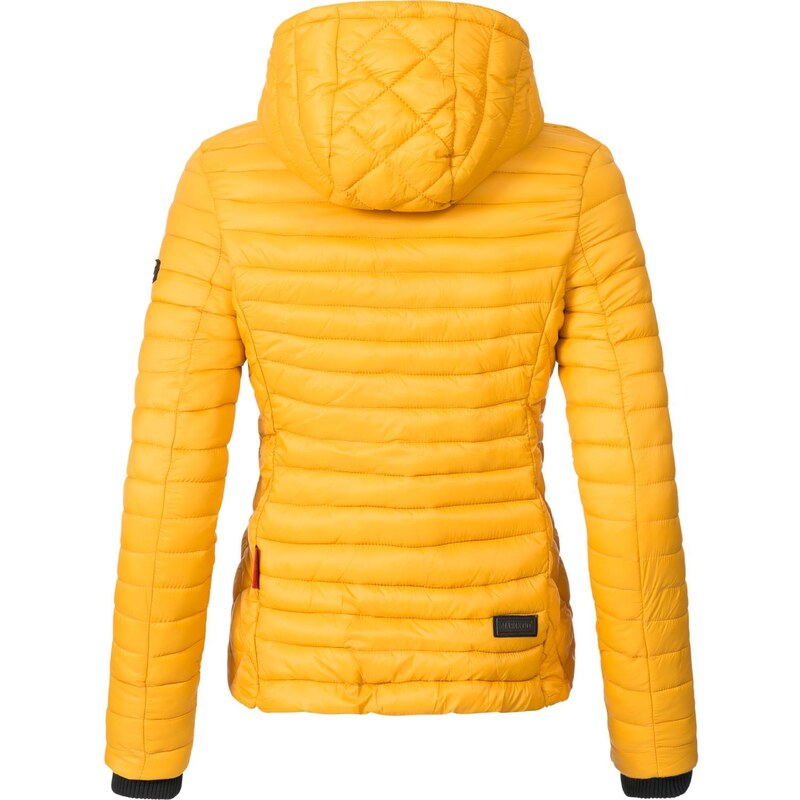 MARIKOO Prehodna jakna 'Samtpfote' gorčica