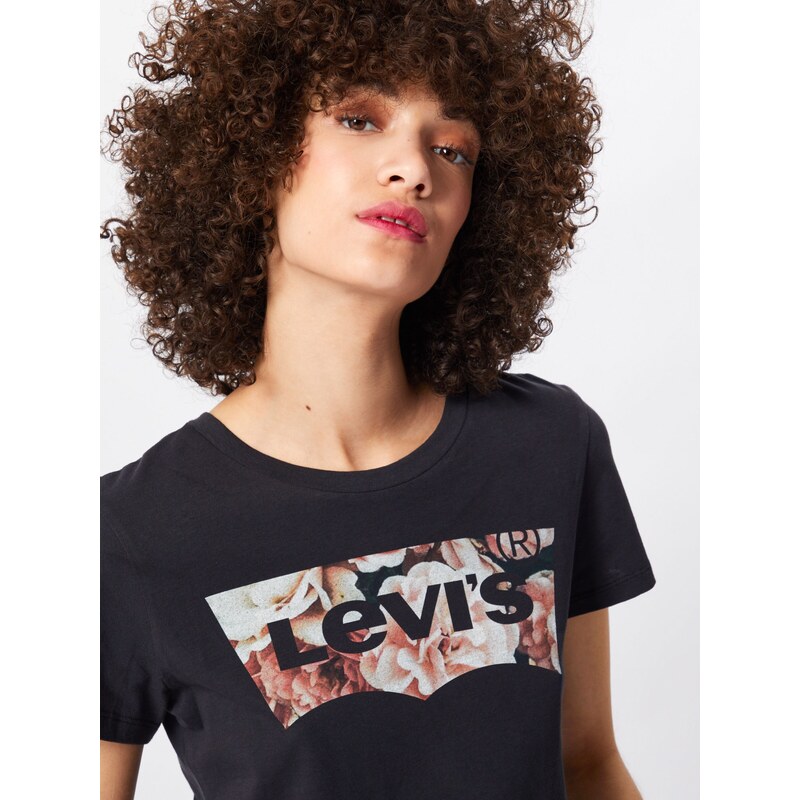 LEVI'S  Majica 'Perfect Tee' staro roza / črna / bela