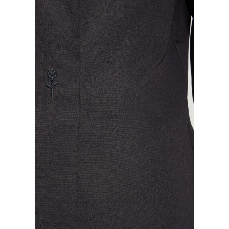 SEIDENSTICKER Bluza 'Schwarze Rose' črna