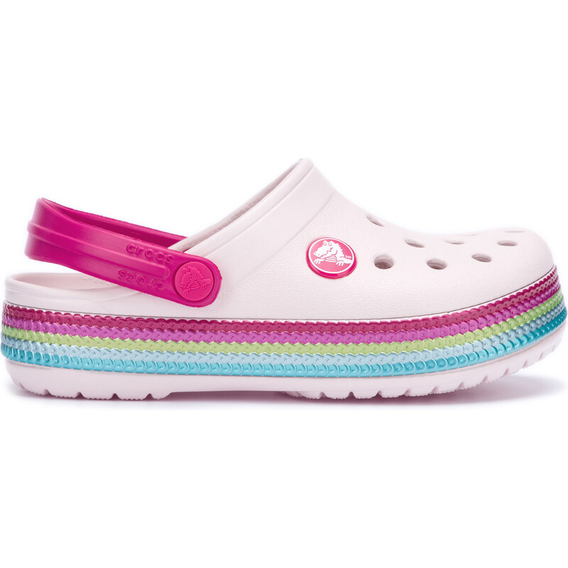 Dekli ka Crocs Crocband Sequin Band Clog Crocs otro ki Roza GLAMI.si