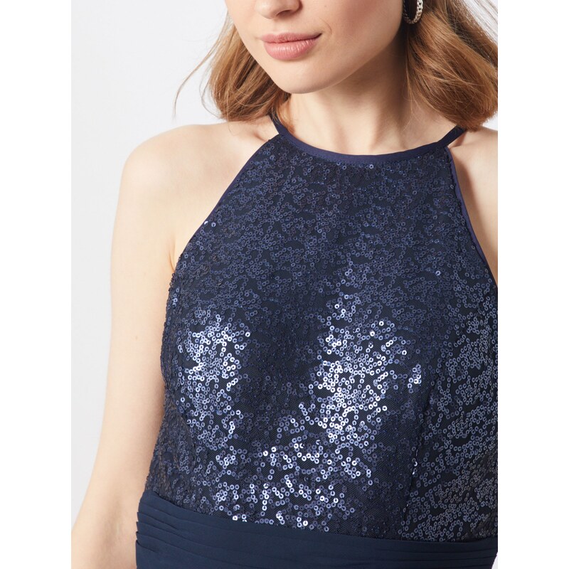 STAR NIGHT Koktejl obleka mornarska