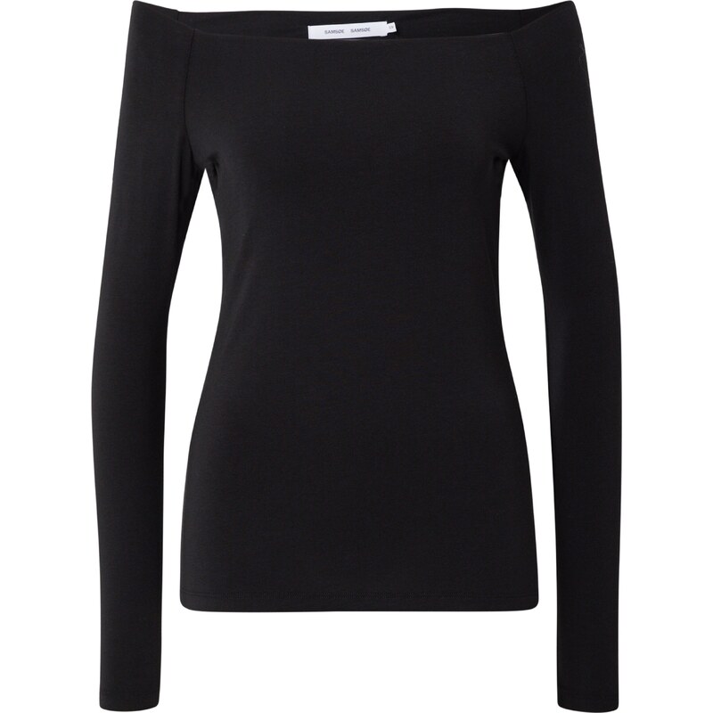 Samsøe Samsøe Majica 'Nana ls 265' črna