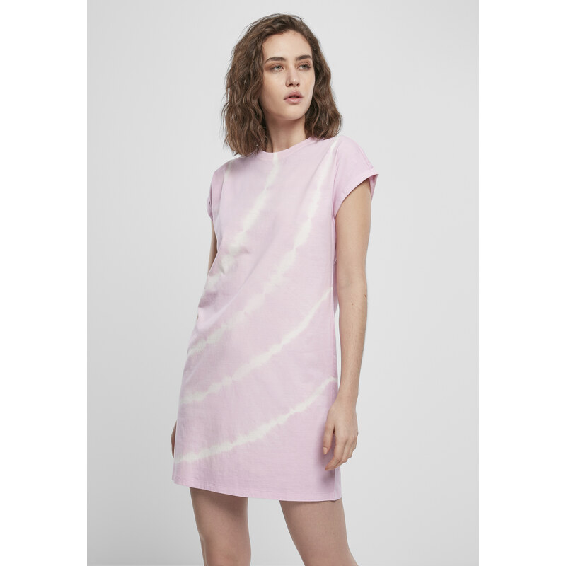Urban Classics Women's Tie Dye Dress Pink