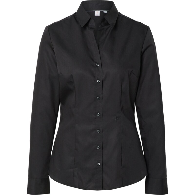 SEIDENSTICKER Bluza 'Schwarze Rose' črna