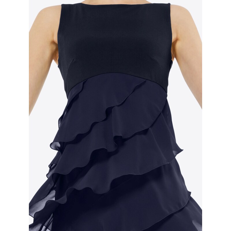 SWING Koktejl obleka marine