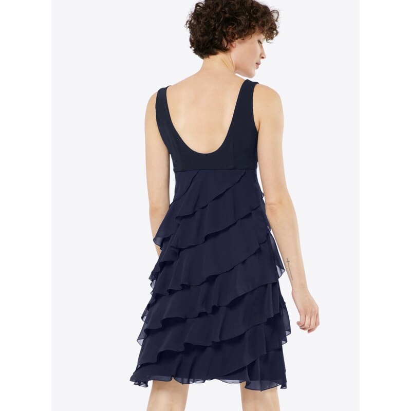 SWING Koktejl obleka marine