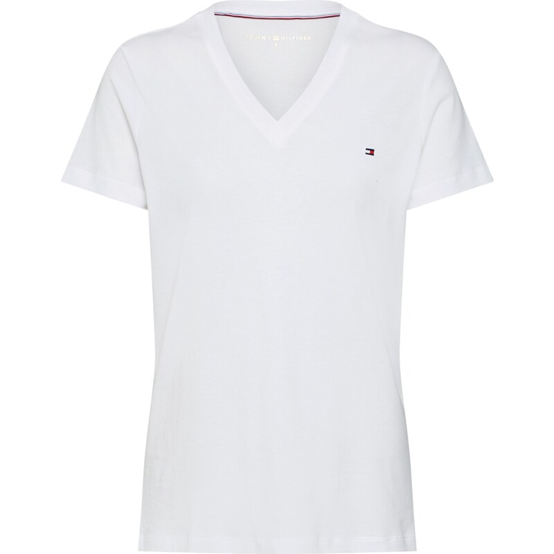 TOMMY HILFIGER Majica mornarska / rdeča / bela