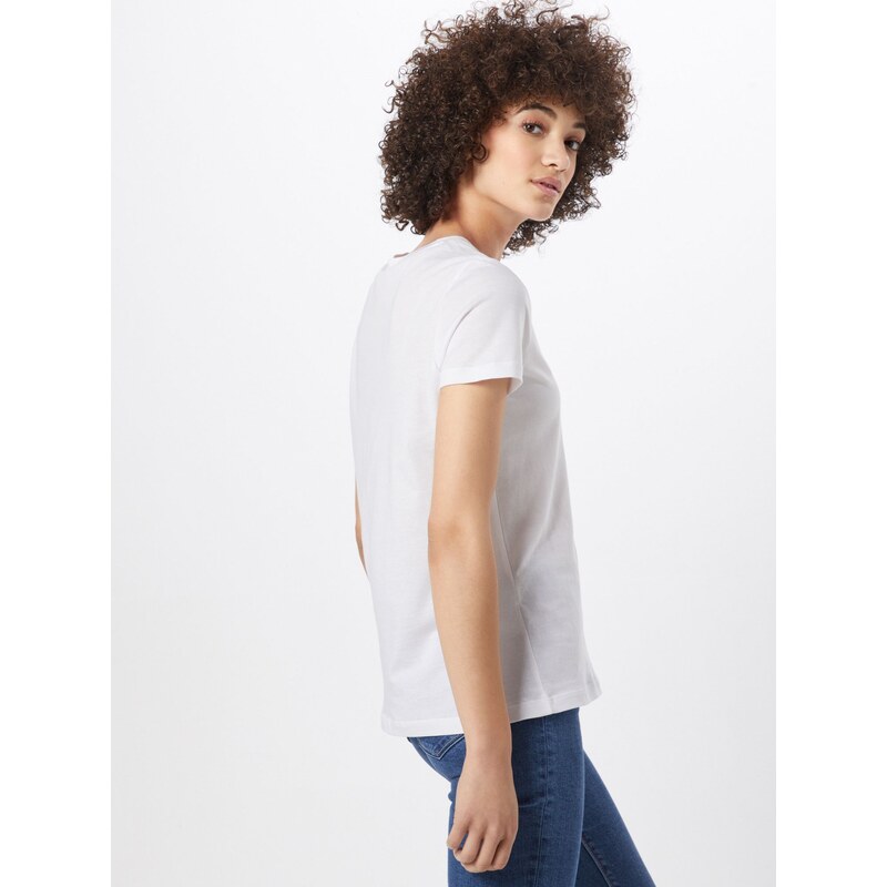 TOMMY HILFIGER Majica mornarska / rdeča / bela