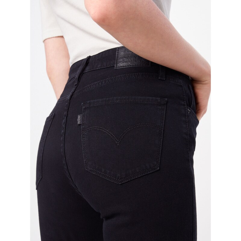 LEVI'S  Kavbojke '721 High Rise Skinny Jeans' črn denim