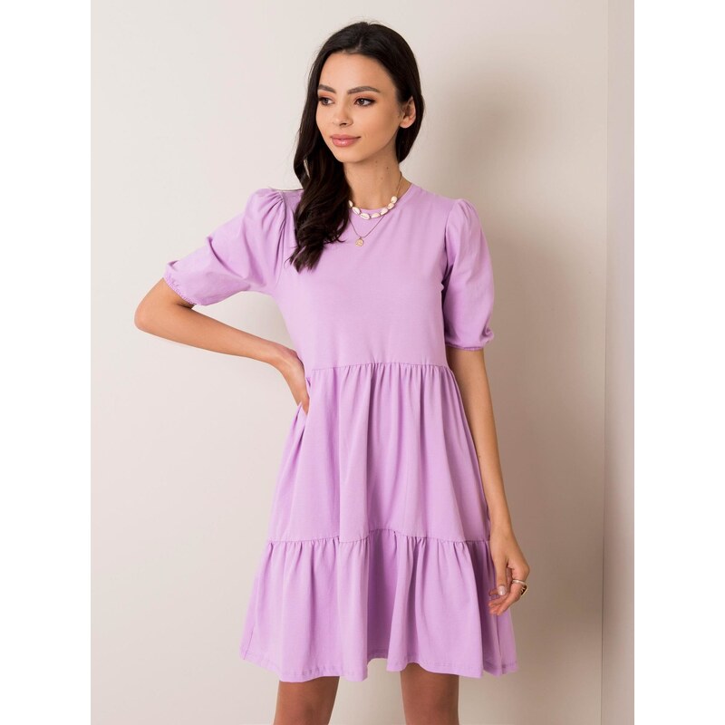 RUE PARIS Dress-RV-SK-5587.93-Light Purple