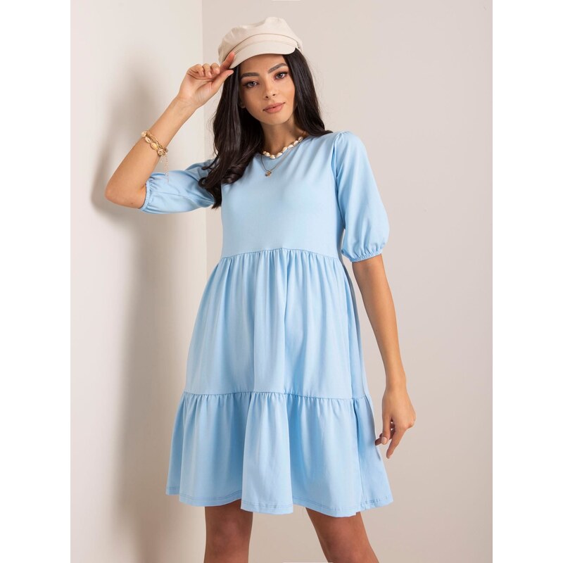 RUE PARIS Dress-RV-SK-5587.93-Light Blue