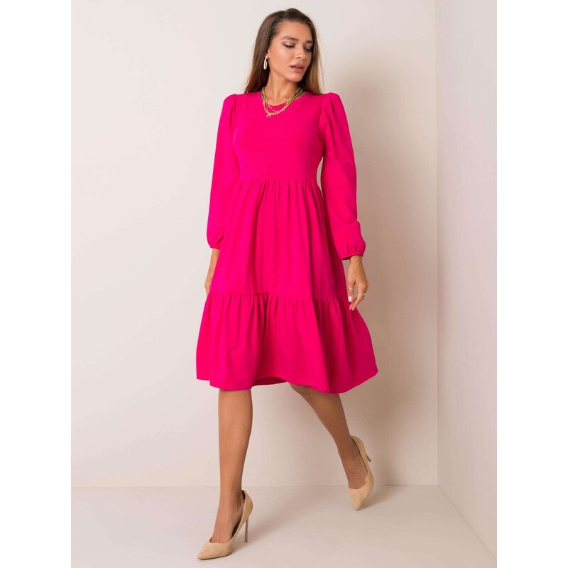 RUE PARIS Dress-RV-SK-5832.18X-Fuchsia
