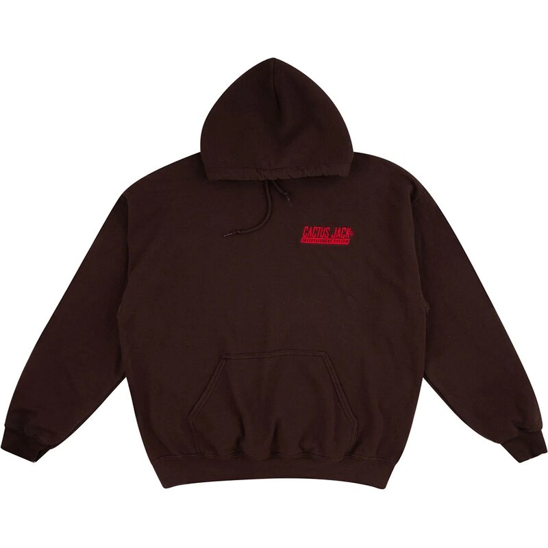 Travis Scott CJ logo hoodie - Brown