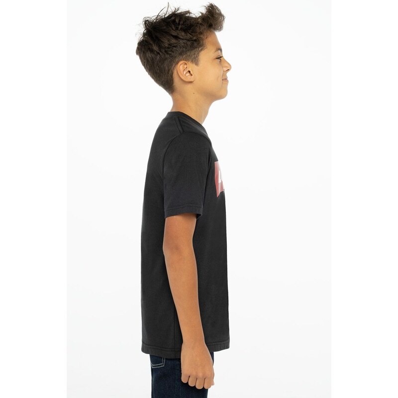 Otroški t-shirt Levi's črna barva
