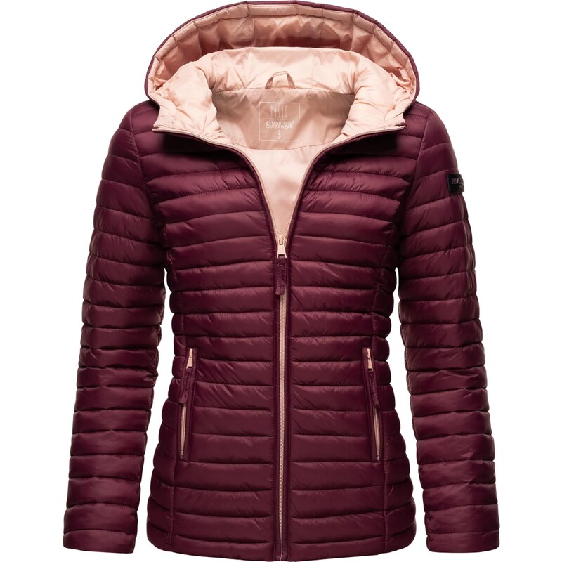 MARIKOO Prehodna jakna 'Asraa' marelica / bordo