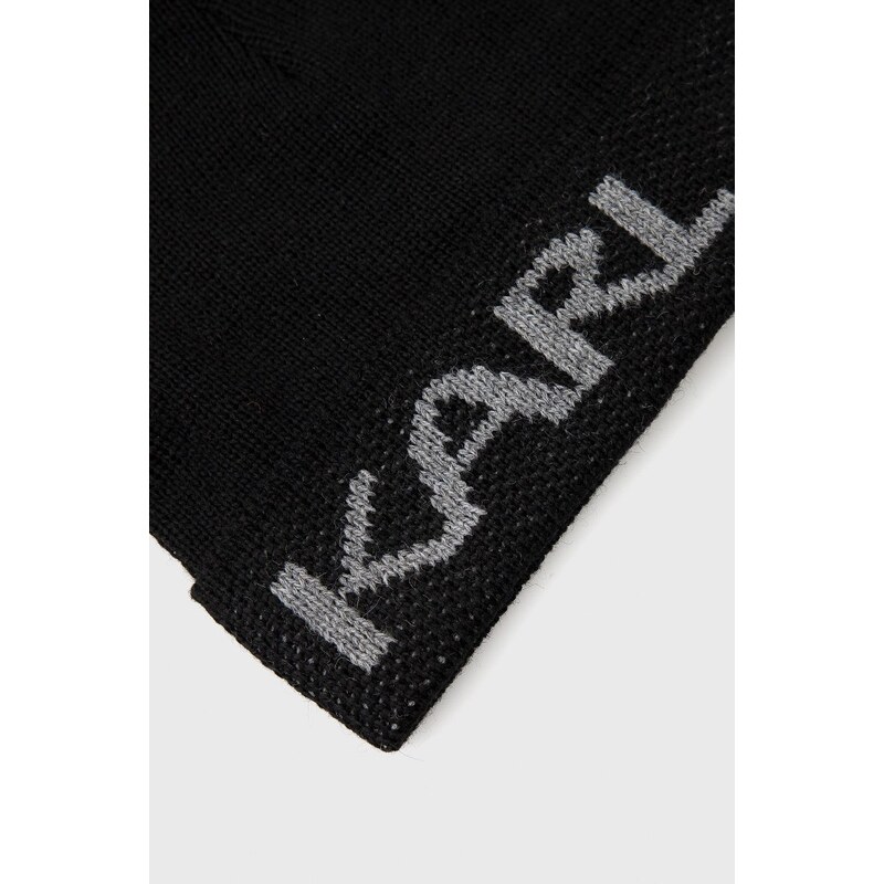Kapa Karl Lagerfeld črna barva,
