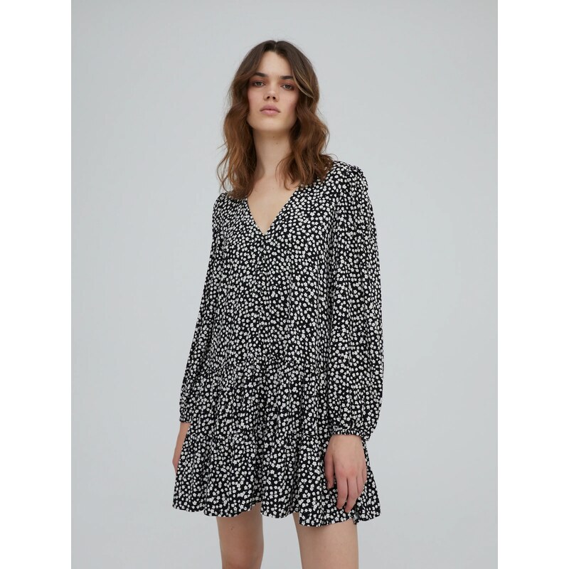 EDITED Obleka 'Eileen' mešane barve / črna