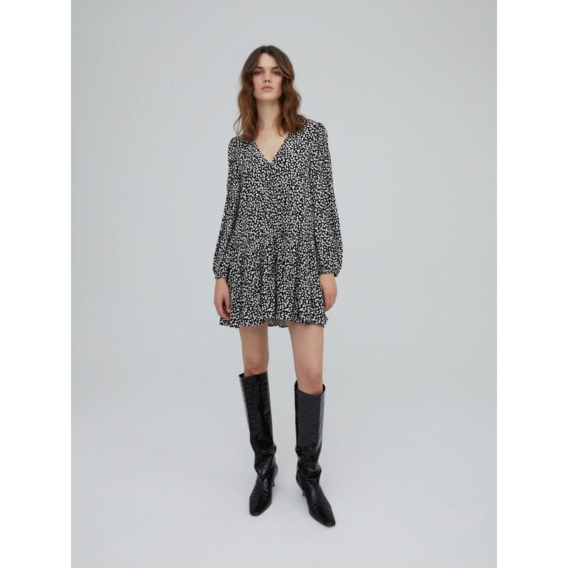 EDITED Obleka 'Eileen' mešane barve / črna