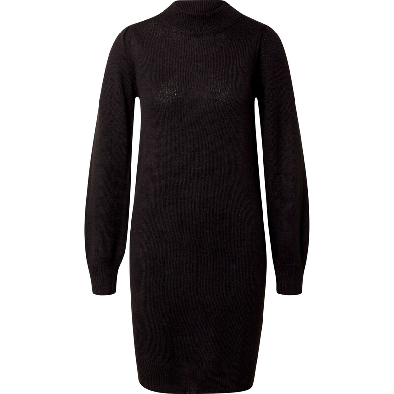 JDY Pletena obleka 'Rue' črna