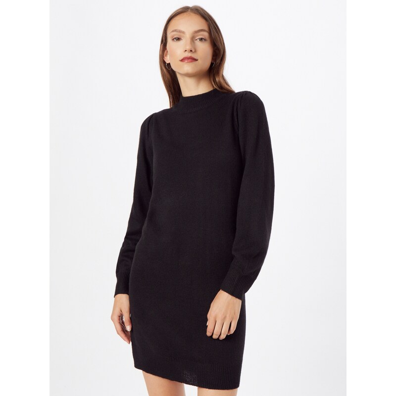 JDY Pletena obleka 'Rue' črna