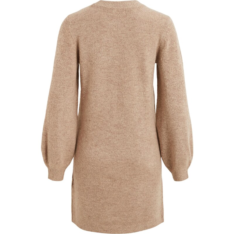 OBJECT Pletena obleka 'Eve Nonsia' svetlo rjava