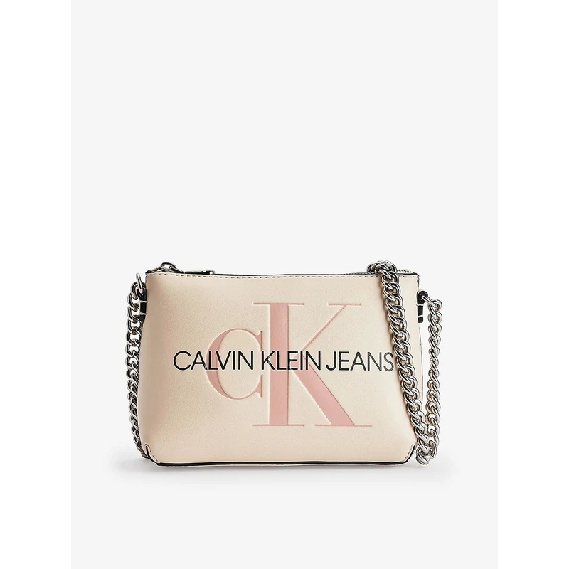 Calvin Klein - Calvin Klein - Bela ženska torbica - CKK60K609289-02W