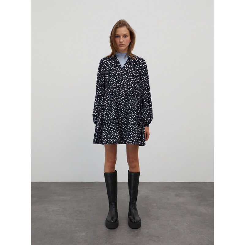 EDITED Obleka 'Heather' temno modra / bela