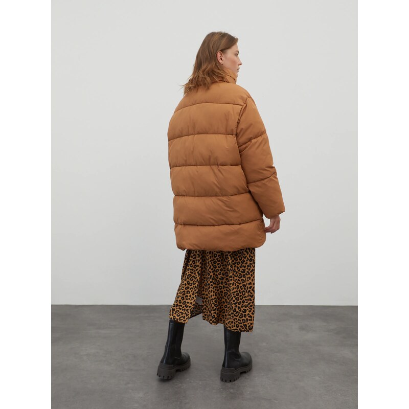 EDITED Zimski plašč 'Monta' rjava