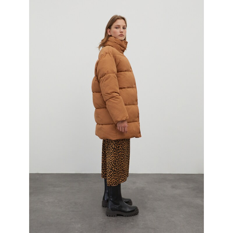 EDITED Zimski plašč 'Monta' rjava