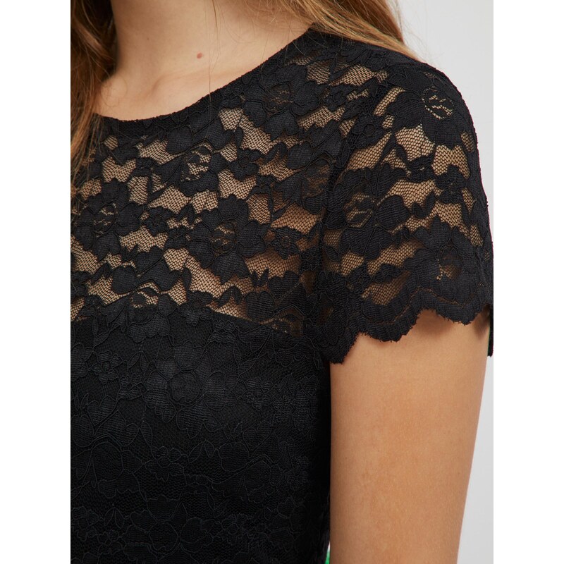 VILA Koktejl obleka 'VIKalila' črna