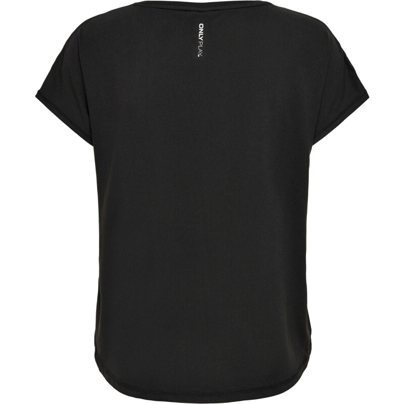 ONLY PLAY Funkcionalna majica 'Aubree' črna / bela