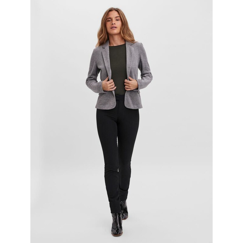 VERO MODA Blazer 'Julia' siva / svetlo siva