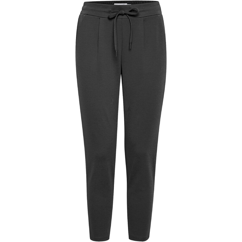 ICHI Hlače z naborki 'IHKate' temno siva