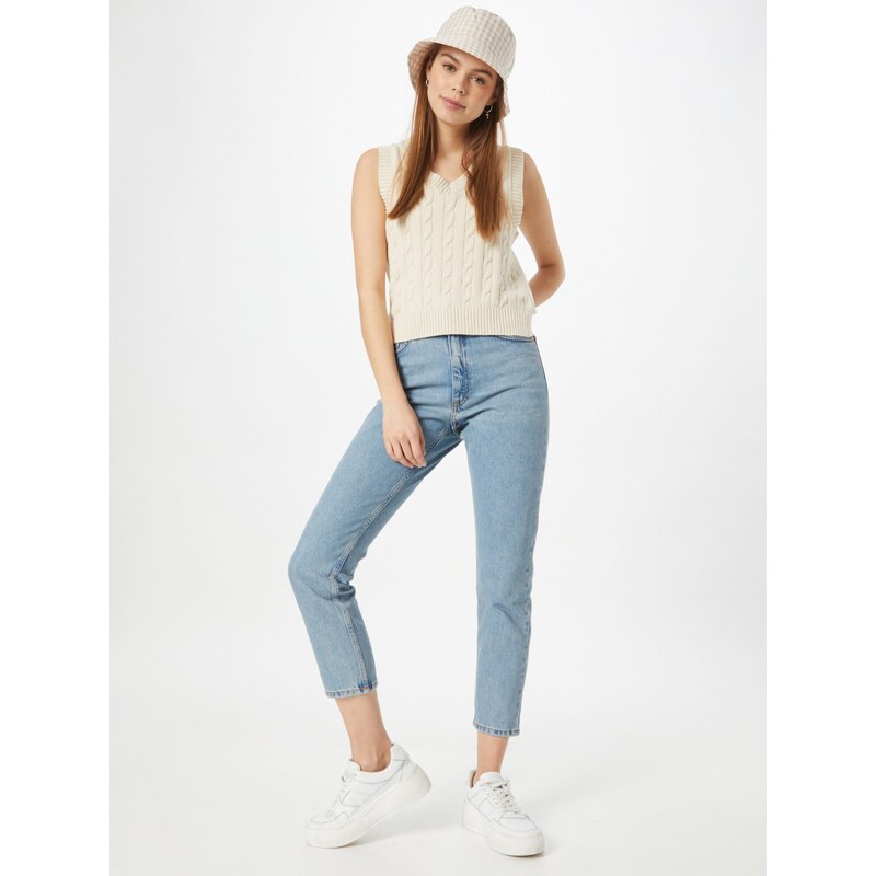 Monki Kavbojke moder denim