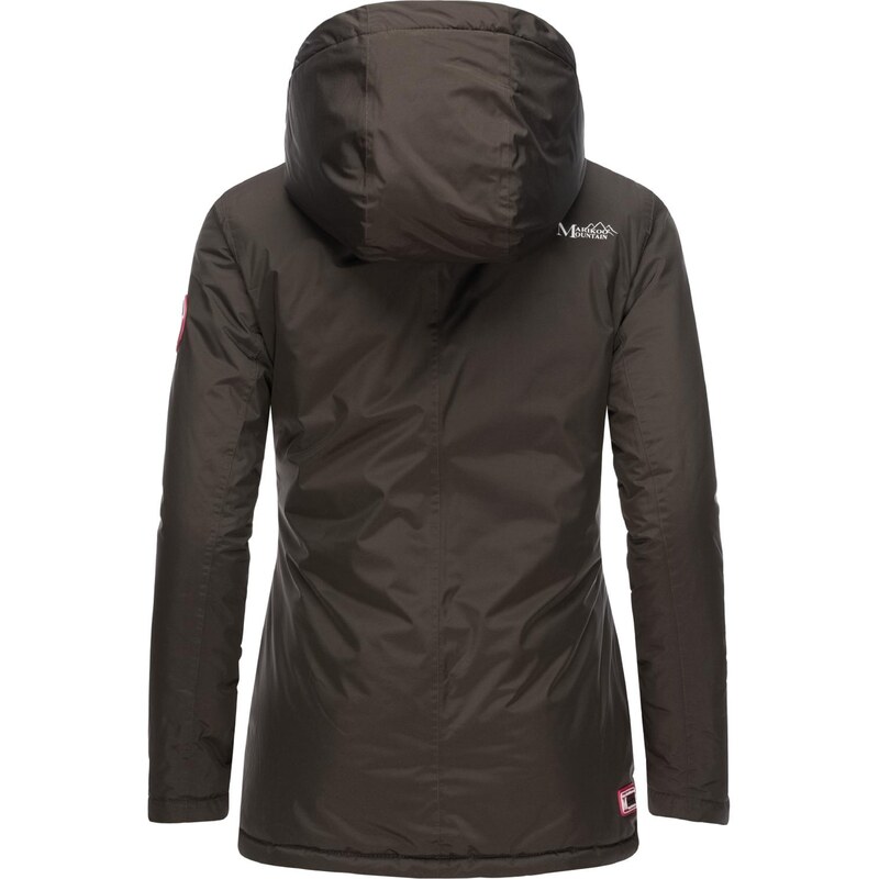 MARIKOO Funkcionalna jakna 'Rabeaa' antracit / roza / bela