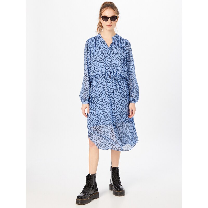 SECOND FEMALE Dolga srajca 'Aronia' mornarska / svetlo modra