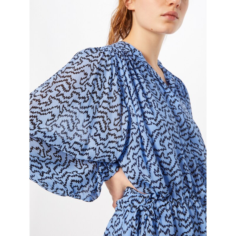 SECOND FEMALE Dolga srajca 'Aronia' mornarska / svetlo modra