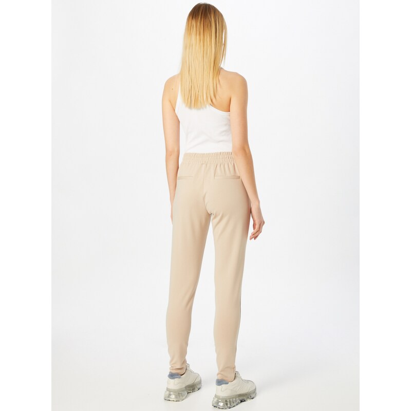 ICHI Hlače z naborki 'IHKate' bež